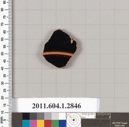 Terracotta fragment of a kylix (drinking cup)