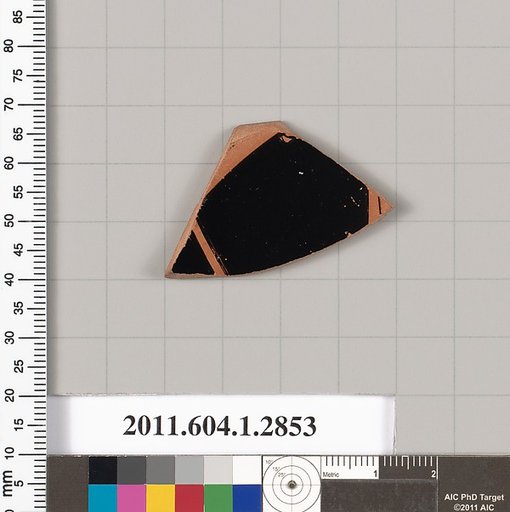 Terracotta fragment of a kylix (drinking cup)