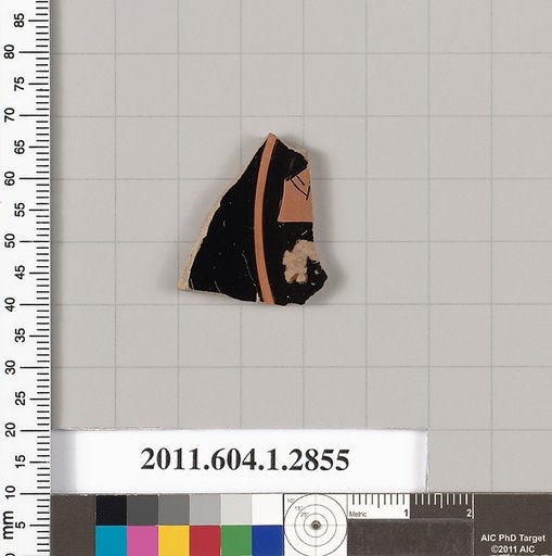Terracotta fragment of a kylix (drinking cup)
