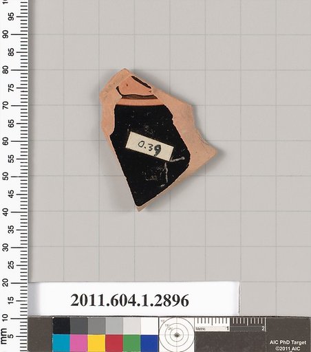 Terracotta fragment of a kylix (drinking cup)