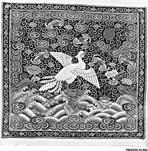 Rank Badge with Silver Pheasant