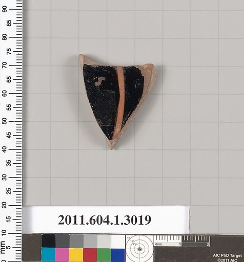 Terracotta fragment of a kylix (drinking cup)