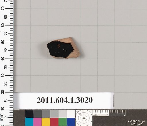 Terracotta fragment of a kylix (drinking cup)