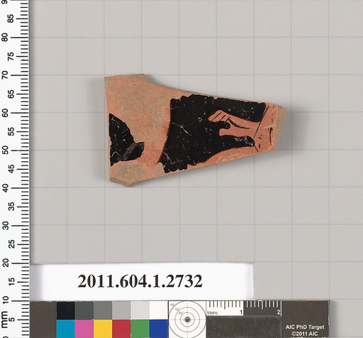 Terracotta fragment of a kylix (drinking cup)