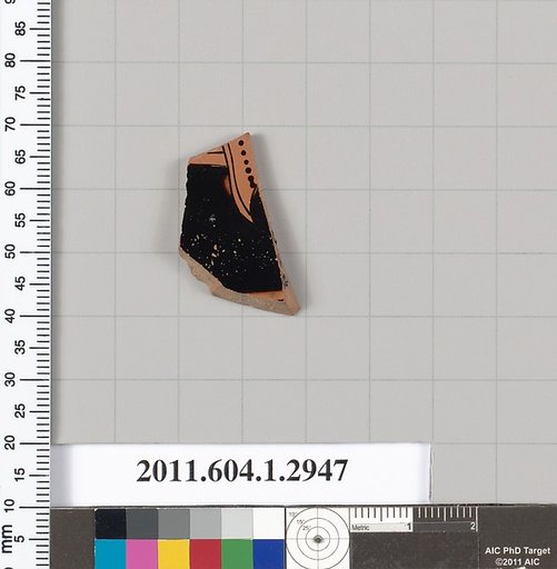 Terracotta fragment of a kylix (drinking cup)