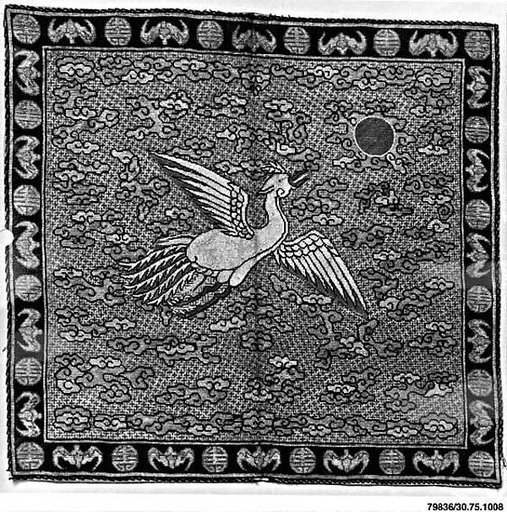 Rank Badge with Silver Pheasant