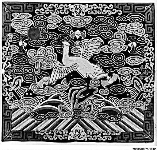 Woman's Rank Badge with Egret