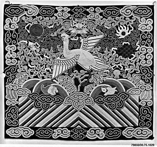 Woman's Rank Badge with Egret