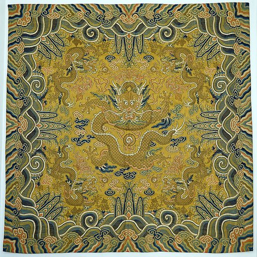Furniture cover with dragons