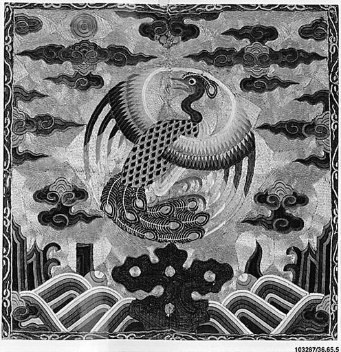 Rank Badge with Peacock