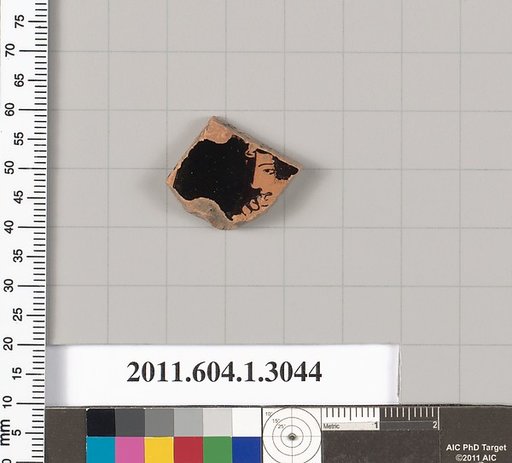 Terracotta fragment of a kylix (drinking cup)
