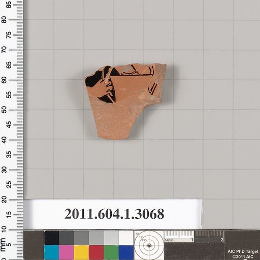 Terracotta fragment of a kylix (drinking cup)