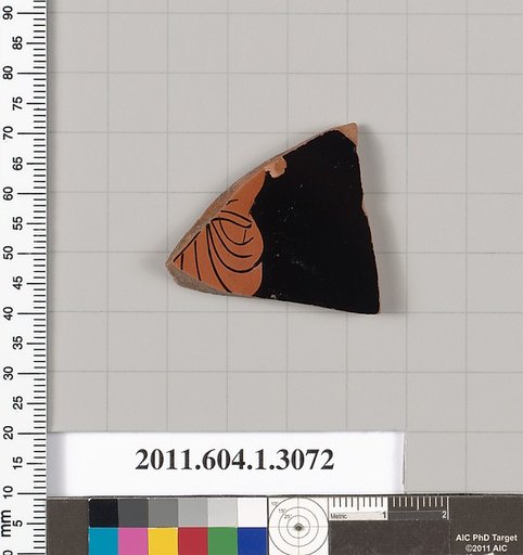 Terracotta fragment of a kylix (drinking cup)