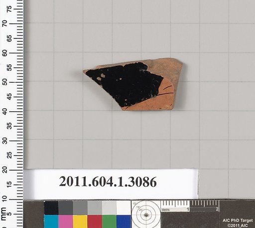 Terracotta fragment of a kylix (drinking cup)