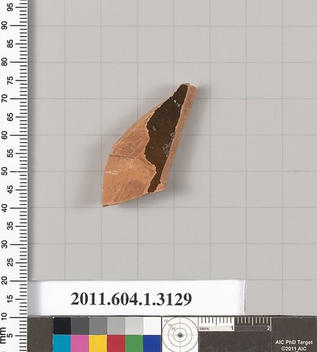 Terracotta fragment of a kylix (drinking cup)