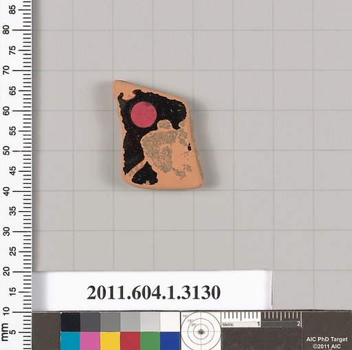 Terracotta fragment of a kylix (drinking cup)