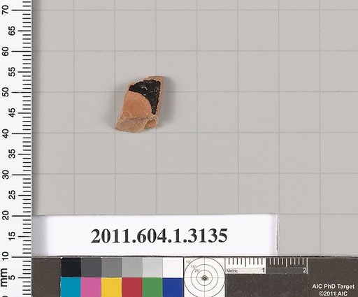 Terracotta fragment of a kylix (drinking cup)