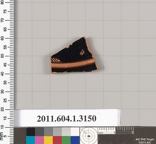 Terracotta fragment of a kylix (drinking cup)