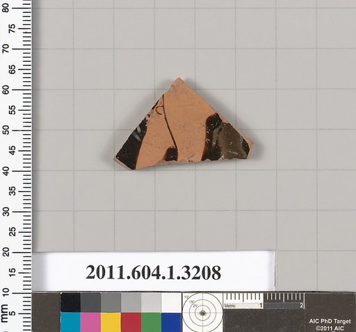 Terracotta fragment of a kylix (drinking cup)
