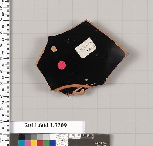Terracotta fragment of a kylix (drinking cup)