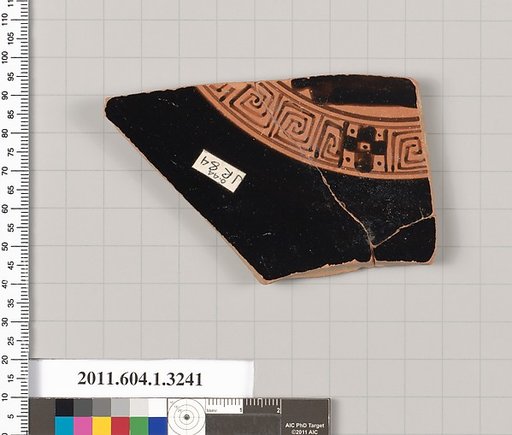 Terracotta fragment of a kylix (drinking cup)