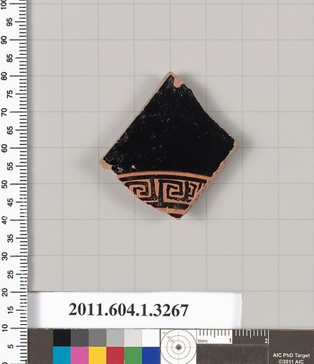 Terracotta fragment of a kylix (drinking cup)