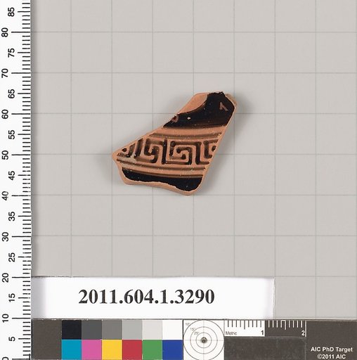 Terracotta fragment of a kylix (drinking cup)
