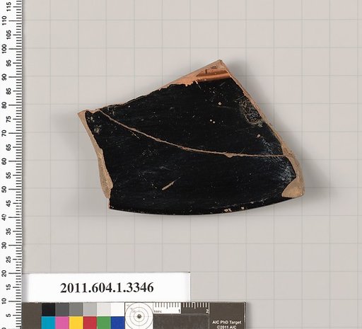 Terracotta fragment of a kylix (drinking cup)