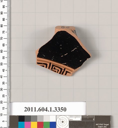 Terracotta fragment of a kylix (drinking cup)