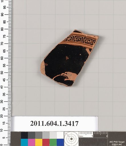 Terracotta fragment of a kylix (drinking cup)