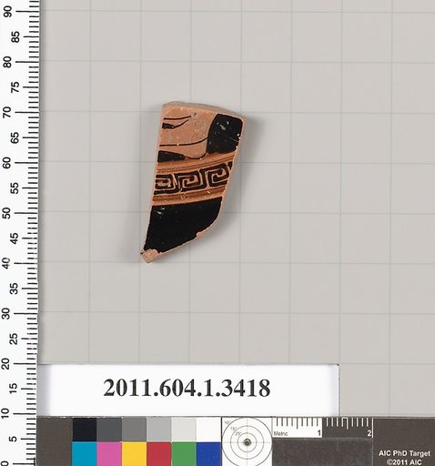 Terracotta fragment of a kylix (drinking cup)