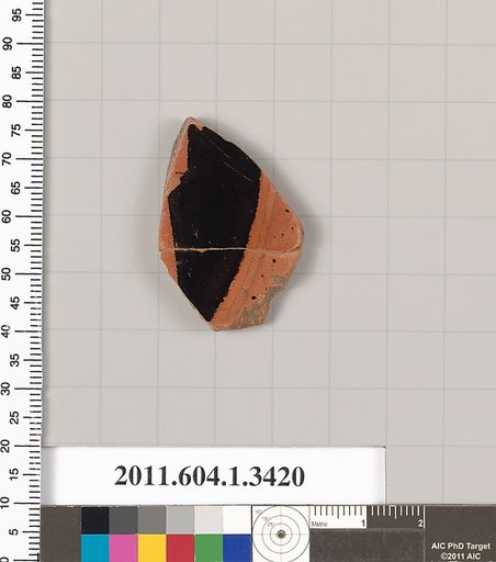 Terracotta fragment of a kylix (drinking cup)