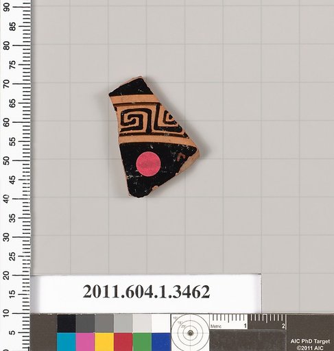 Terracotta fragment of a kylix (drinking cup)