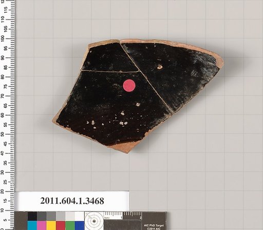 Terracotta fragment of a kylix (drinking cup)