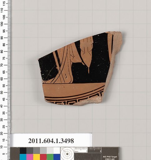 Terracotta fragment of a kylix (drinking cup)