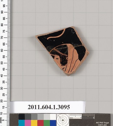 Terracotta fragment of a kylix (drinking cup)