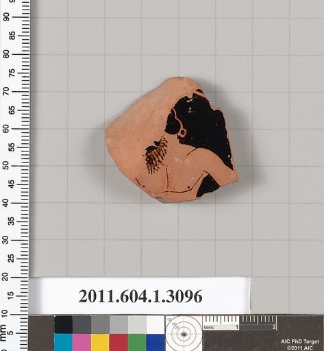 Terracotta fragment of a kylix (drinking cup)