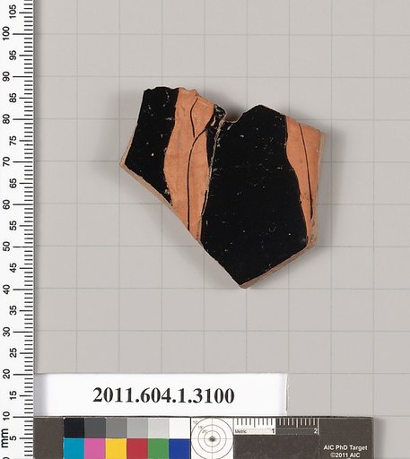 Terracotta fragment of a kylix (drinking cup)