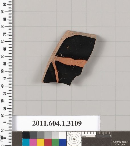 Terracotta fragment of a kylix (drinking cup)