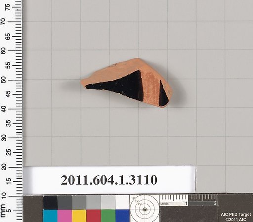 Terracotta fragment of a kylix (drinking cup)