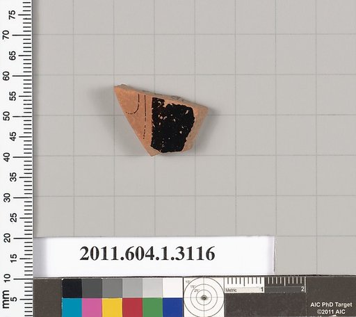 Terracotta fragment of a kylix (drinking cup)