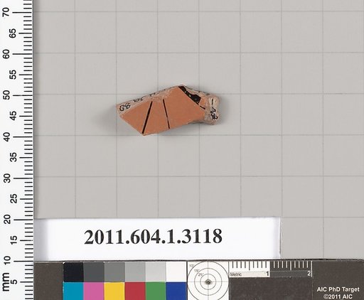 Terracotta fragment of a kylix (drinking cup)
