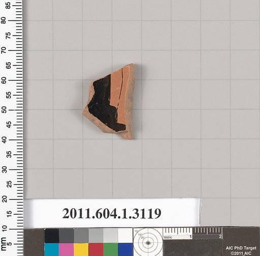 Terracotta fragment of a kylix (drinking cup)