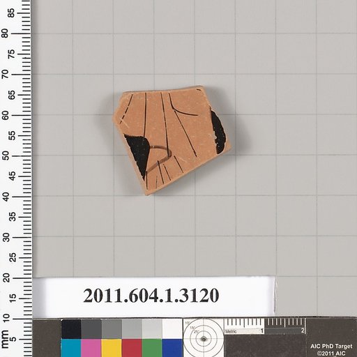 Terracotta fragment of a kylix (drinking cup)