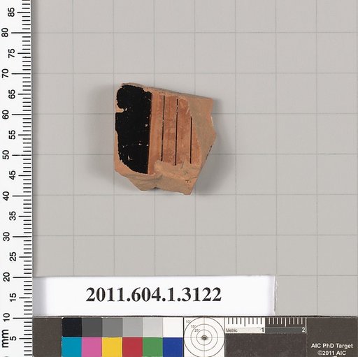 Terracotta fragment of a kylix (drinking cup)