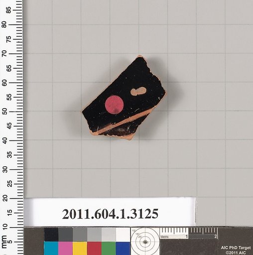 Terracotta fragment of a kylix (drinking cup)
