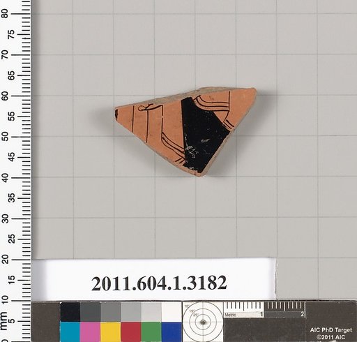 Terracotta fragment of a kylix (drinking cup)