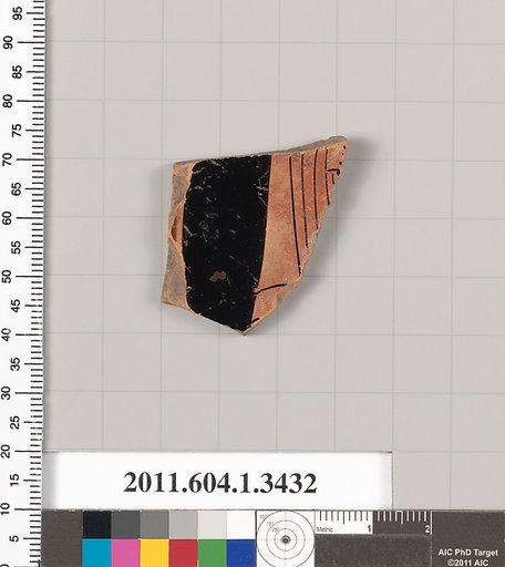 Terracotta fragment of a kylix (drinking cup)