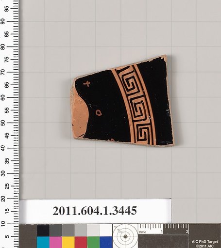 Terracotta fragment of a kylix (drinking cup)