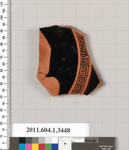 Terracotta fragment of a kylix (drinking cup)